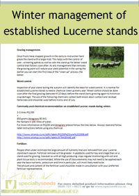 Click here to download Winter Management of Lucerne