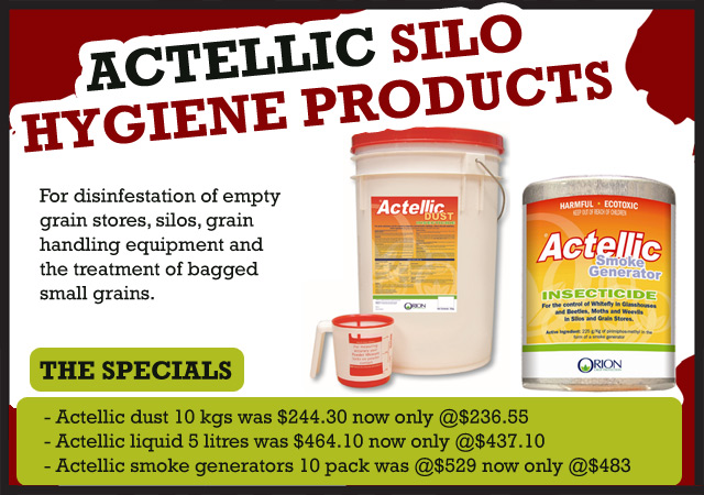 Click here for more information on the Pest Go Actellic Silo product specials