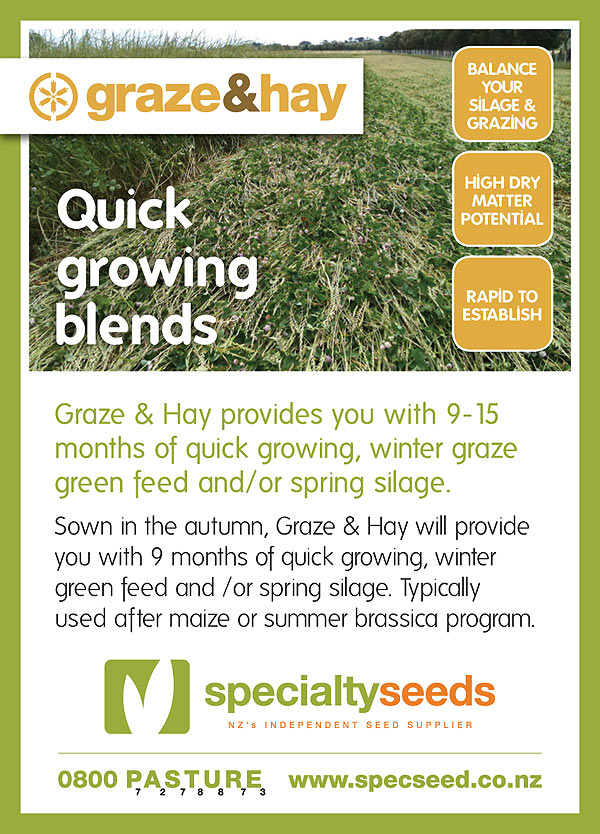 Click here for more information on Graze & Hay seed mixes
