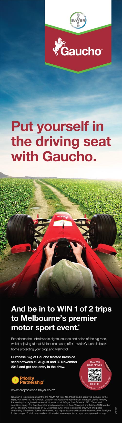 Gaucho treated brassica seed competition