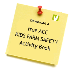 Download a the ACC Kids Farm Safety Activity Book PDF